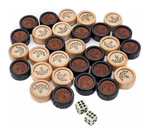 Free2buy Piezas De Juego De Backgammon Y Dados | Fichas De F