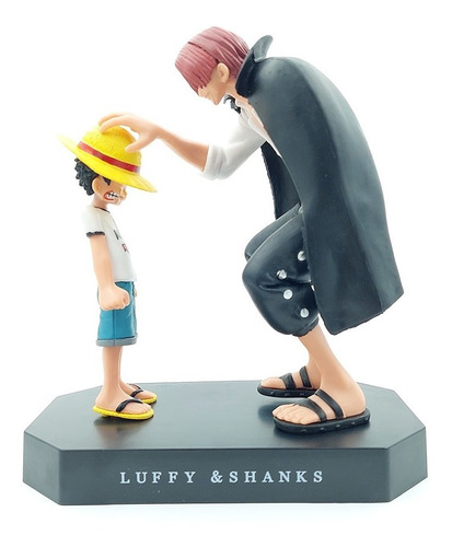 Figura Promesa Luffy Y Shanks One Piece Anime (sin Caja)