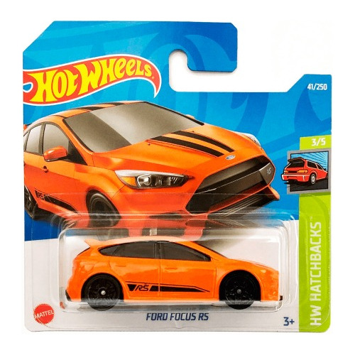 Hot Wheels Ford Focus Rs Laranja 2022 Lacrado