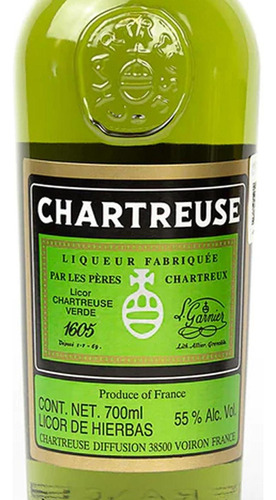 Caja De 12 Licor Chartreuse Verde 700 Ml