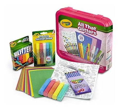 Set De Arte Brillante Crayola Para Niños De 5+.