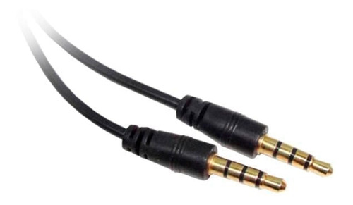 Cable De Audio Nisuta Mic Stereo 3.5mm 4 Secciones 2m 3,5 Mm