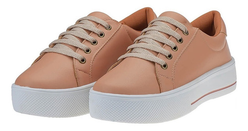 Tênis Feminino Sapatênis Casual Moda Flatform Eleganteria