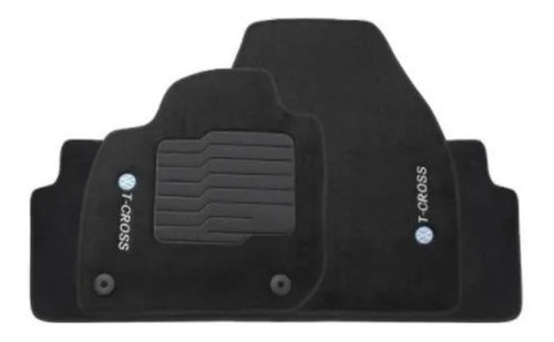 Imagem 2 de 4 de Jogo Tapetes Ecotap Soft Carpete Vw T-cross 19/... 5pcs