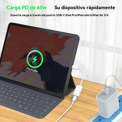 Adaptador Audifonos Lightning A Type C