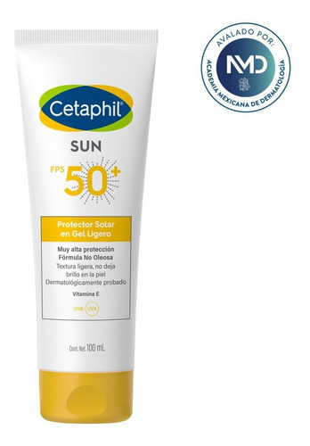 Cetaphil Sun formato gel Fps 50 100mL vitamina E