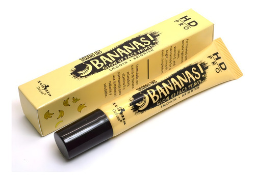 Primer Facial This Is Bananas Hd Pro Italia Deluxe Glow Up Face Primer Hidratante Dorado