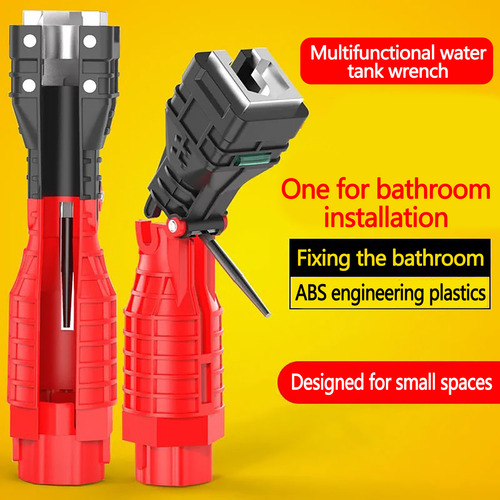 P Multifunctional 18in1 Bathroom Sink Wrench Household 2906