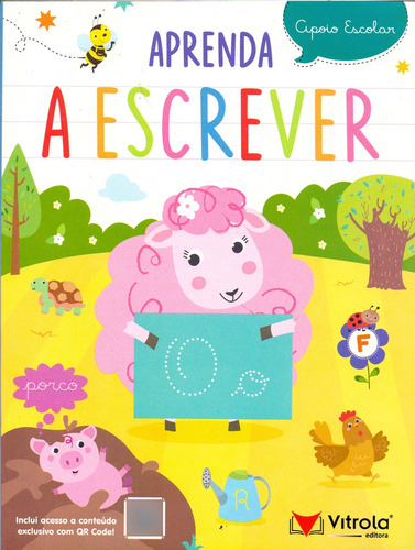 Libro Apoio Escolar Aprenda A Escrever Vitrola De Pecand Ka