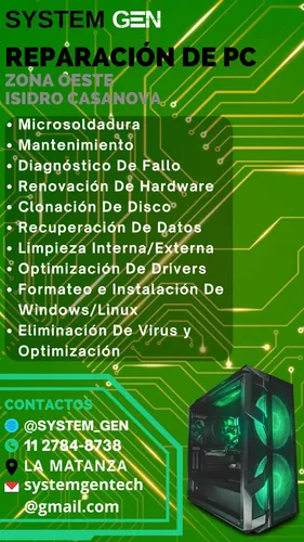 Servicio Técnico - Reparación/armado De Pc