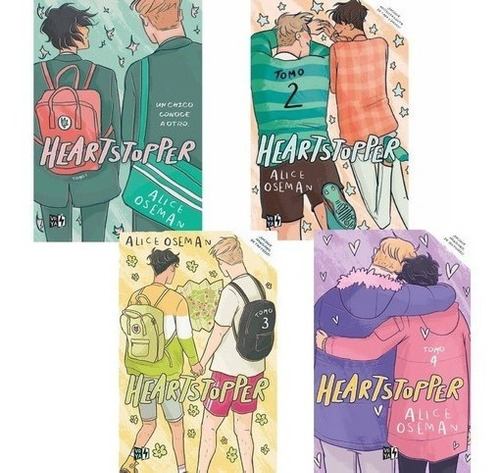 Pack Heartstopper 1, 2, 3 Y 4 (4 Libros) - Alice Oseman