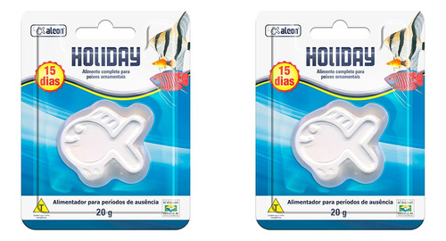 Alcon Ração Holiday Férias 20g (15 Dias) - 2x 20g = 40g