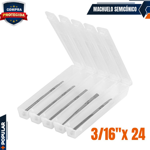 Machuelo Semicónico 316 X 24 Cuerda Gruesa, Truper 11403
