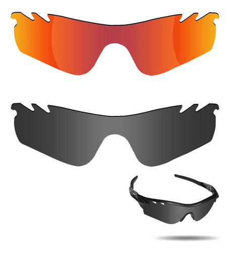 Lentes De Repuesto Para Gafas De Sol Oakley Radarlock Path V