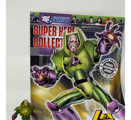 Eaglemoss Figura Muñeco Plomo Dc Comics Lex Luthor #11