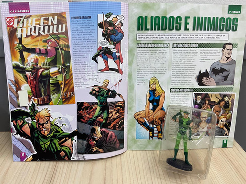 Miniatura Dc Comics Eaglemoss - Arqueiro Verde ( Edição:07 )