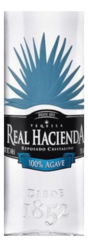 Pack De 2 Tequila Real Hacienda Reposado Cristalino 940 Ml