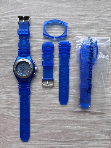 Correas Technomarine Csx Apnea Azul Electric Nuevas Orig.