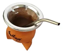 Comprar Taza Vidrio Mate E Infusiones + Bombilla Gratis