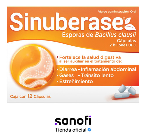 Sinuberase Probioticos Cápsulas 12 Cápsulas