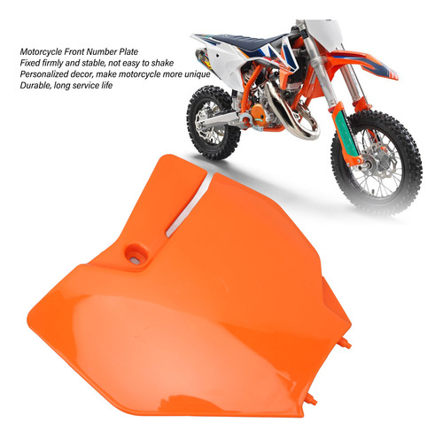 Cubierta Frontal De Plástico Abs Para Matrícula De Motocicle