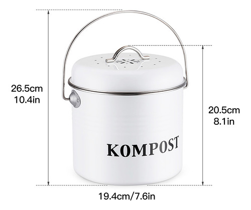 Cubo De Abono Para Basura De Cocina