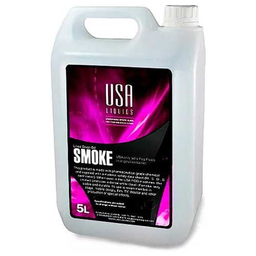 Liquido Humo Usa Liquids Smoke Disco Dj Para Maquinas 5 Lts