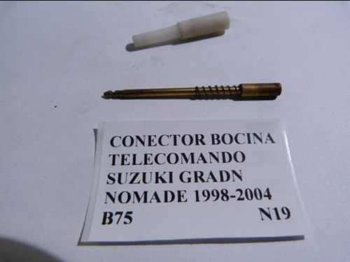 Conector Bocina Telecomando Suzuki Grand Nomade 1998 - 2004