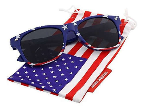 Grinderpunch Gafas De Sol De La Bandera Americana Classic Us