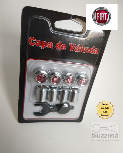 Kit Capa Valvula Válvula 414 Cromada Fiat Punto Uno Palio