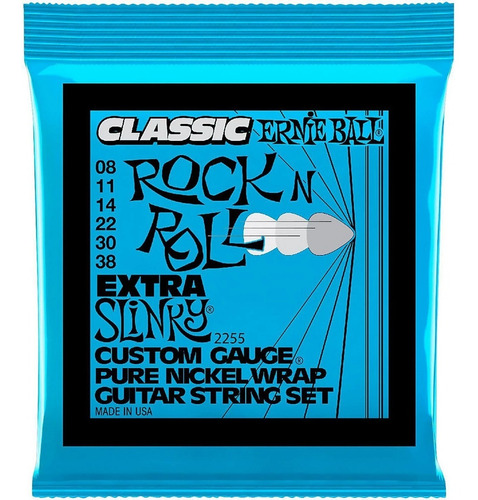 Encordoamento Guitarra 08 Ernie Ball Power Classic 2255