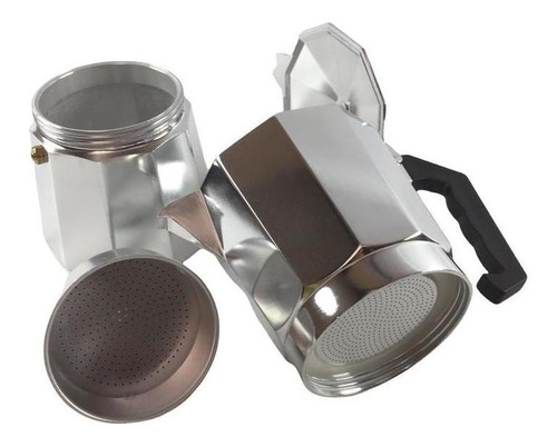 Imagem 3 de 6 de Cafeteira Italiana Aço Inox 450ml 9 Xicaras - Wincy K4765