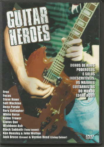 Guitar Heroes - Steve Howe - Deep Purple - Dvd Usado
