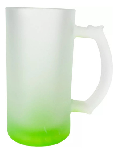 Tarro De Vidrio Satinado Base Verd 16 Oz Para Sublimar 6 Pz Verde