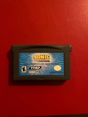 Sonic Advance Gba Game Boy Advance