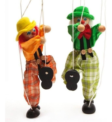 Imagen 4 de 10 de Títeres Payaso Colores Juego Juguete Regalo Día Niño Navidad