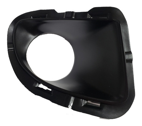 Imagen 2 de 5 de Aro Faro Auxiliar Antiniebla Fiat Punto 2007 A 2012 Negro