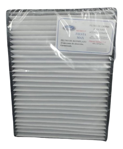 Imagen 2 de 3 de Filtro Anti Polen Aire Acondicionado Fiesta Max, Ecosport