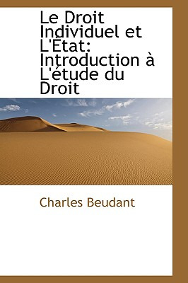 Libro Le Droit Individuel Et L'ã¿tat: Introduction Ã  L'ã...