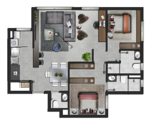 Imagem 10 de 13 de Apartamento À Venda No Bairro Centro - Canoas/rs - O-5295-13083