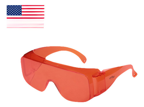 Seguridad Gafas Uv400 Naranja Lente En Gafas De Protección G