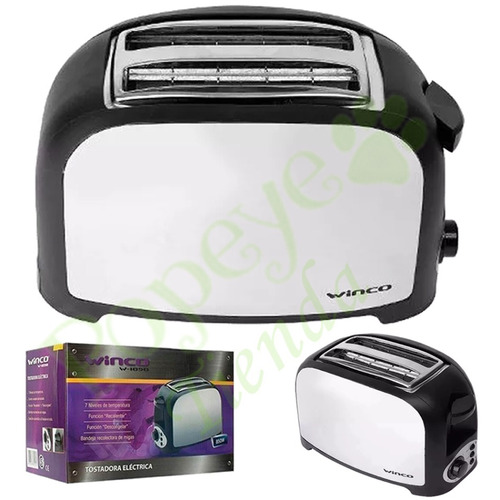 Tostadora Eléctrica Winco 7 Niveles Tostado 850w Enviogratis