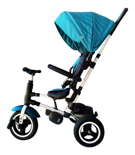 Triciclo Plegable Evolutivo Con Toldo Para Bebe Sorx Elite Color Menta