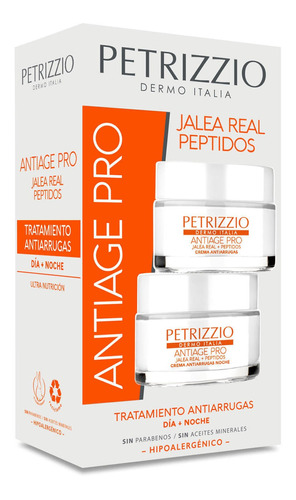 Set De Cremas Antiage Pro Jalea Real Peptidos
