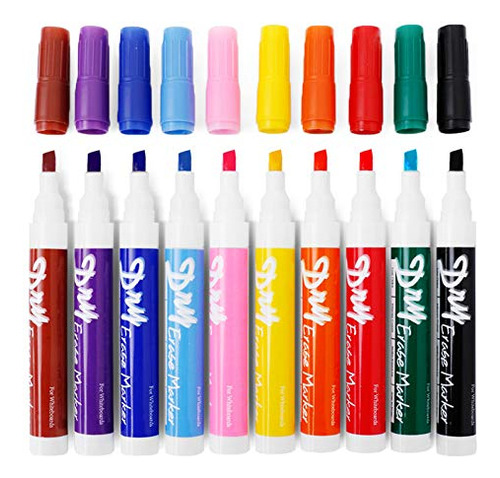 Dry Erase Markers Low Odor Chisel Tip Whiteboard Marker...