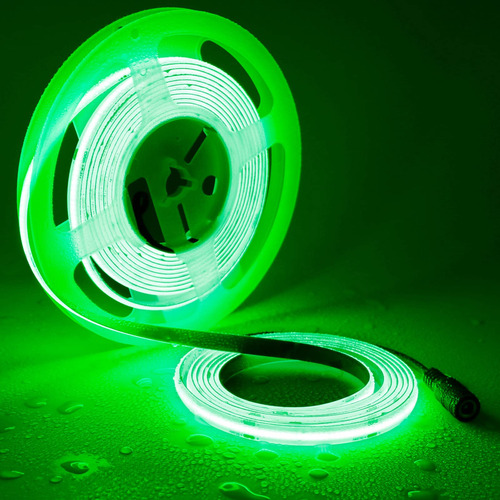 Topai Tira De Luz Led Cob De 24 V Verde Impermeable Ip65 16.