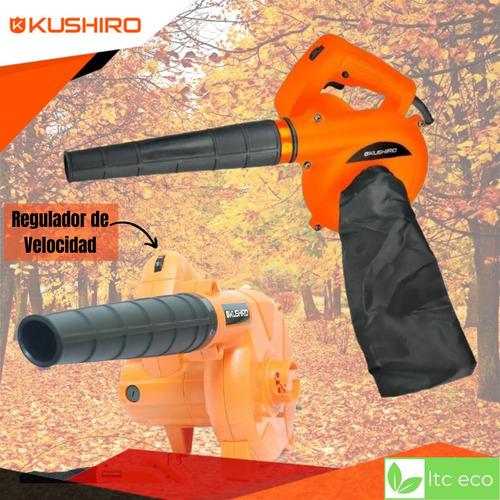 Imagen 2 de 9 de Sopladora Aspiradora Hojas Electrica 600w Soplador Kushiro