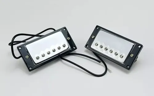 2 Calotte Pickup In Ottone Per Humbucker Chitarra Elettrica - 50/52mm - Oro Per Epiphone Les Paul - Foto 5