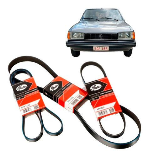 Correa Aire Acondicionado Para Peugeot 305 1.1 8v 1983 1988