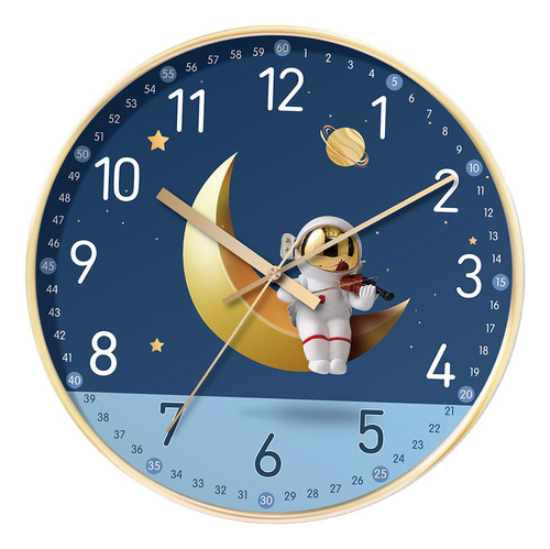 T Reloj De Pared De, Reloj Analógico De Dibujos Animados De